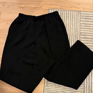 Women’s Black Wide Leg Sweatpants